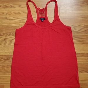 Red tank top